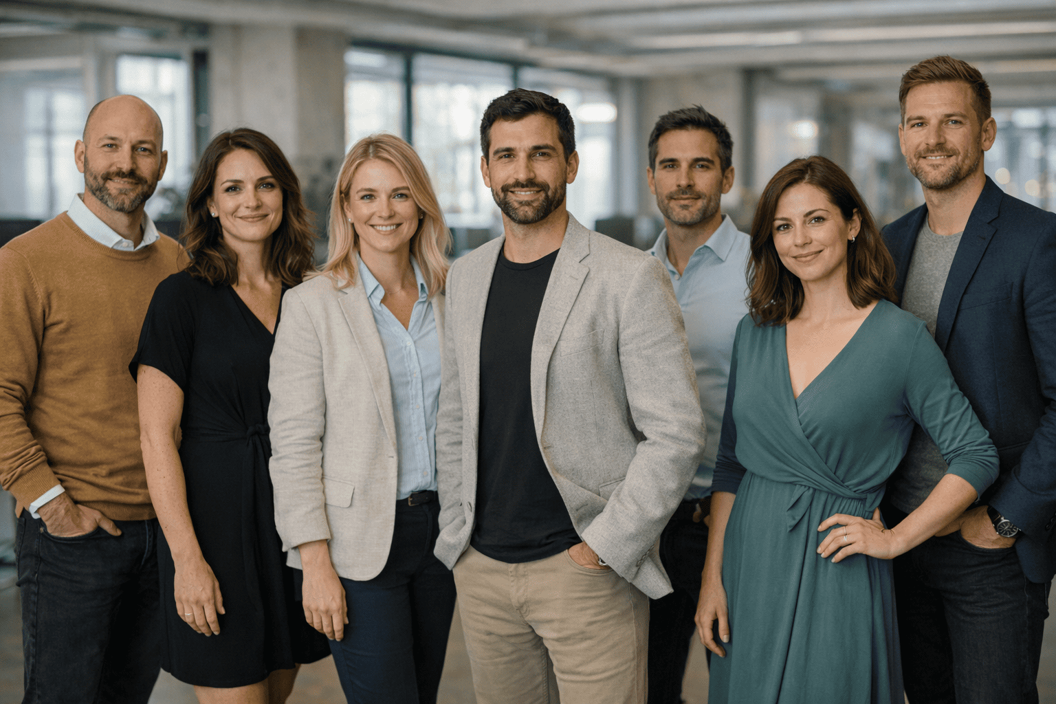 Team working on AI trading platform — Amont Marchitude